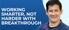 Dave Bender of Peak Physical Therapy revitalized his clinic's performance with innovative strategies learned at Breakthrough events, emphasizing smarter work, not harder work.